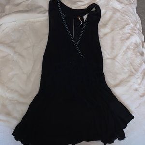 Free people tank top with lace detail
